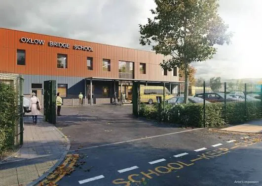 Oxlow Bridge School facade reference