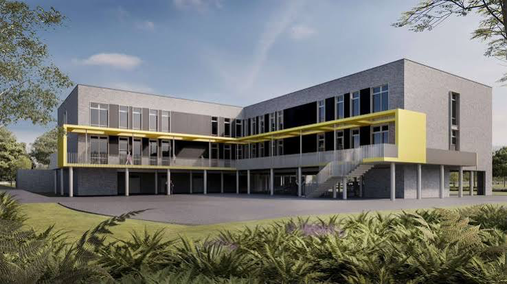 Rochester Riverside School facade reference